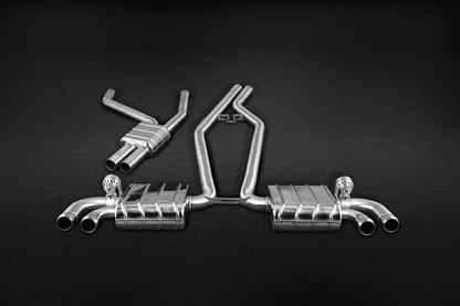 Capristo ECE Valved Exhaust w/ Mid-Pipes for 958.1 Porsche Cayenne GTS