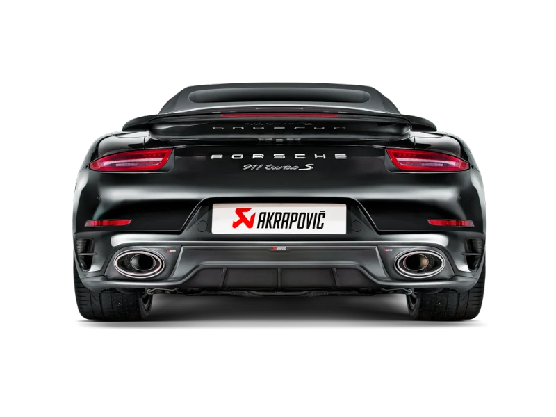 Akrapovic 14-15 Porsche 911 Turbo/Turbo S (991) Rear Carbon Fiber Diffuser - Matte