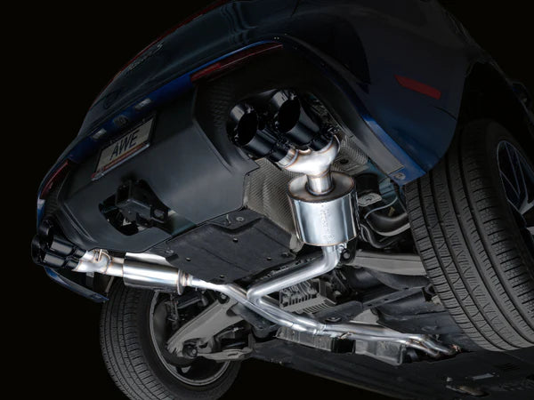 AWE Tuning 19-21 Porsche Macan 3.0T/2.9TT Touring Edition Cat-Back Exhaust w/ Diamond Black Tips