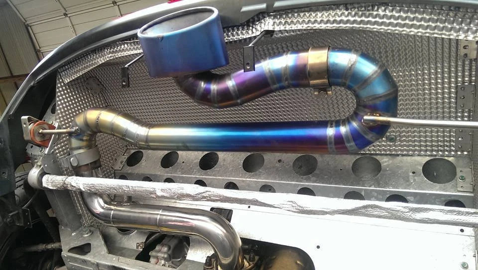 Lotus Evora 2+2 Coupe 3.5L 10-14 Titanium Straight Exhaust System without Resonator