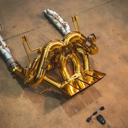 Valvetronic Designs Valved Sport Exhaust System for LP700 Lamborghini Aventador / S / SV [LAM.LP700.VSES.AG/LAM.LP700.VSES.TI]