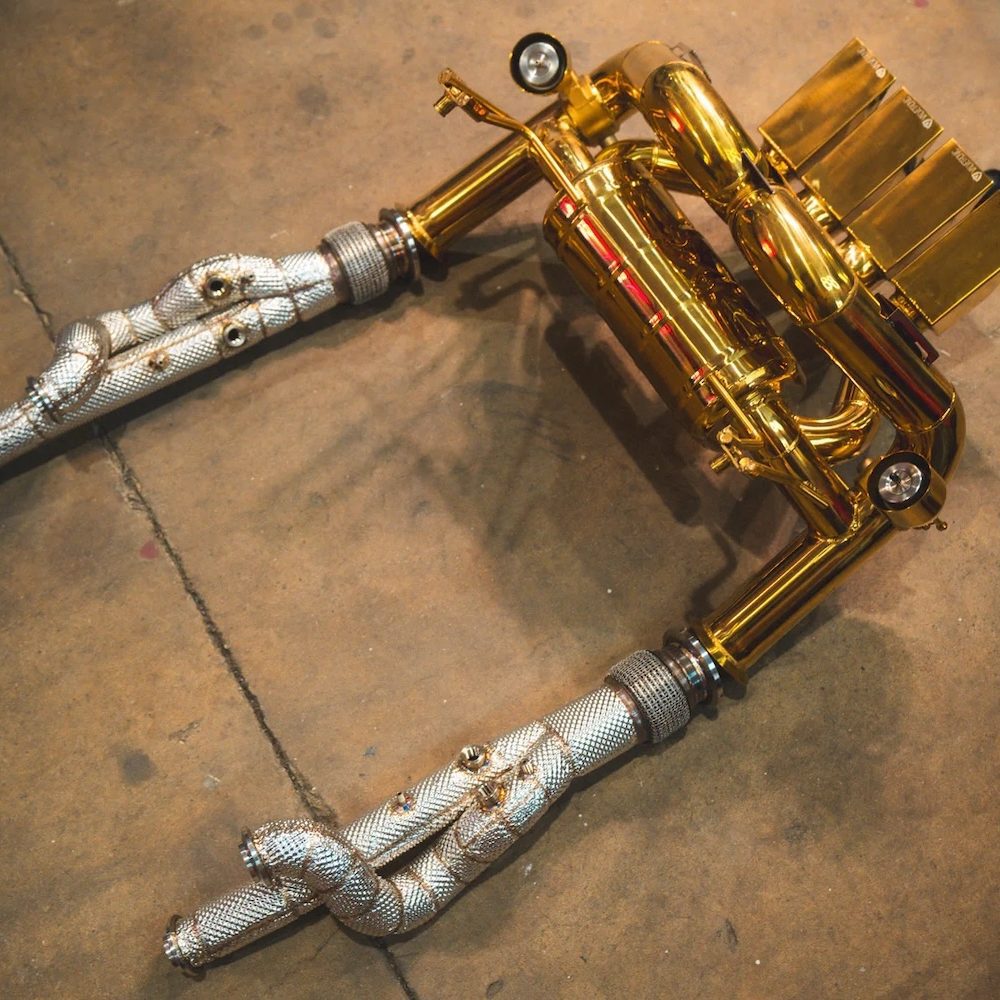 Valvetronic Designs Valved Sport Exhaust System for LP700 Lamborghini Aventador / S / SV [LAM.LP700.VSES.AG/LAM.LP700.VSES.TI]