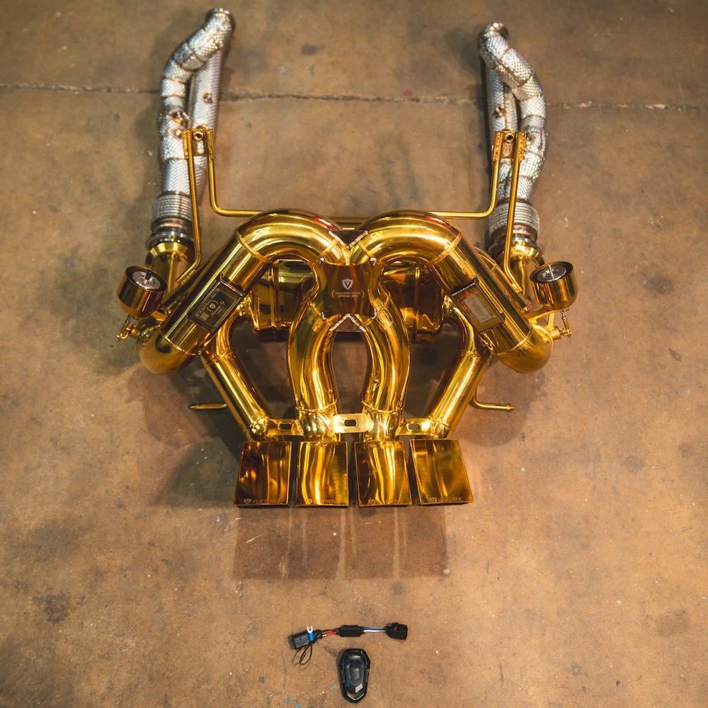 Valvetronic Designs Valved Sport Exhaust System for LP700 Lamborghini Aventador / S / SV [LAM.LP700.VSES.AG/LAM.LP700.VSES.TI]