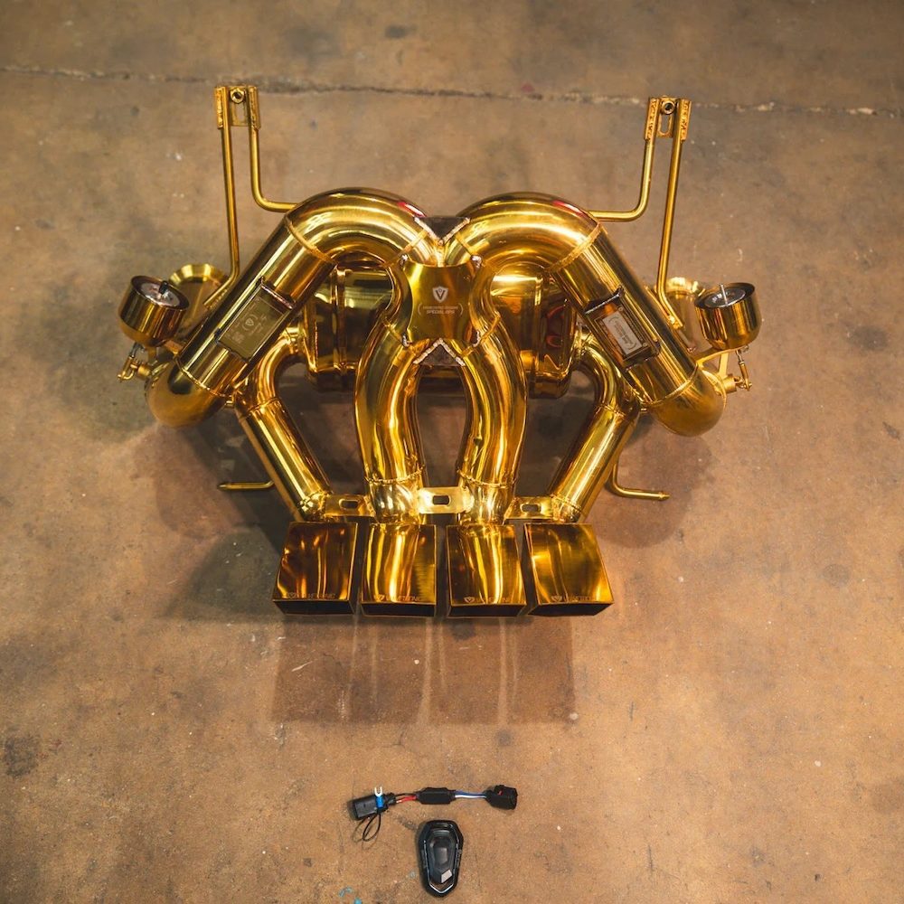 Valvetronic Designs Valved Sport Exhaust System for LP700 Lamborghini Aventador / S / SV [LAM.LP700.VSES.AG/LAM.LP700.VSES.TI]