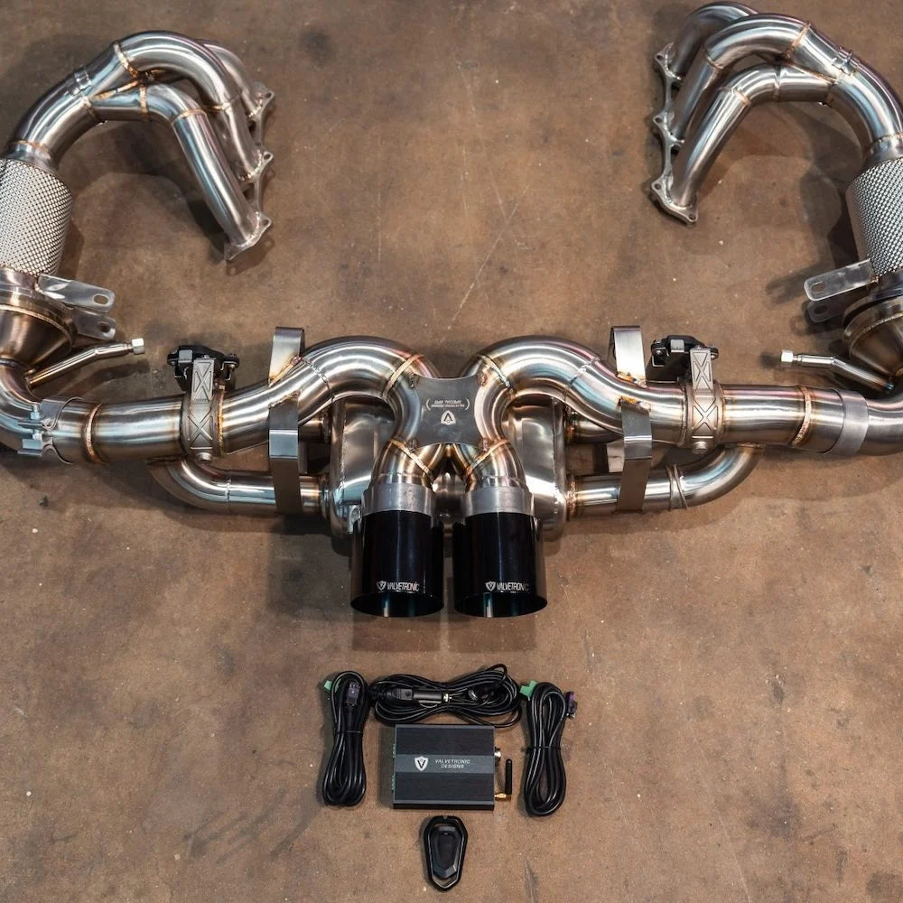 Valvetronic Designs Valved Sport Exhaust System for 992 Porsche 911 GT3 / RS