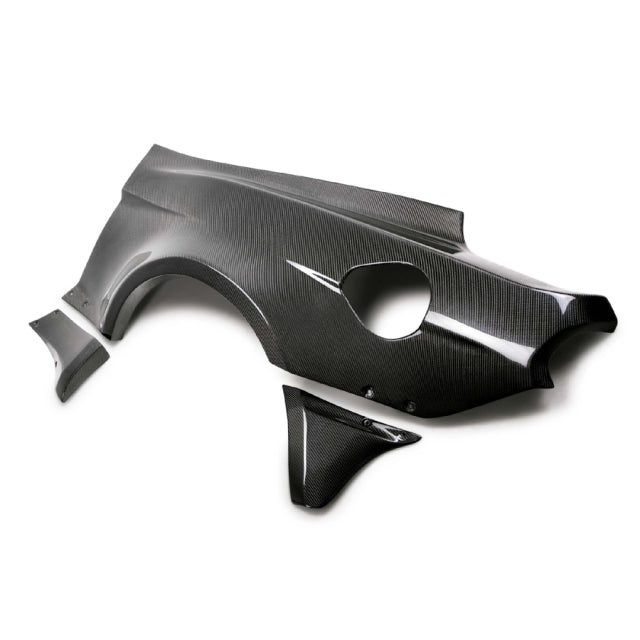 Anderson Composites JTP Carbon Fiber Wide Fenders and Quarters Complete Kit - Ford Mustang Coupe 15-17