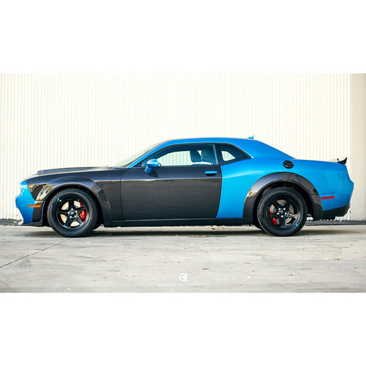 Anderson Composites Doors (Gloss Carbon Fiber) - Dodge Challenger Coupe 15-23 (2) Left & Right