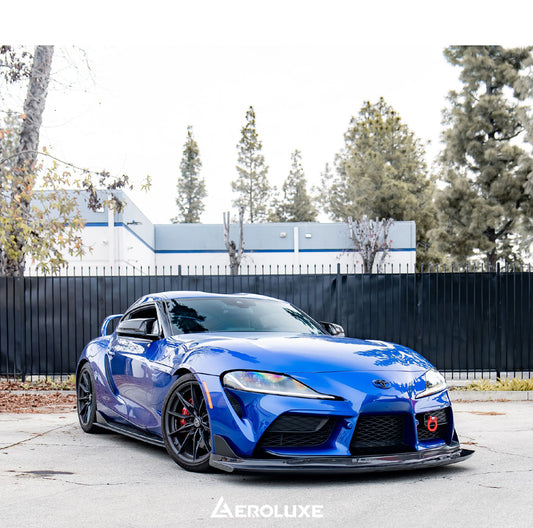 AeroLuxe Design GT4 Front Lip (Carbon Fiber) - Toyota GR Supra (A90/91) 2020+