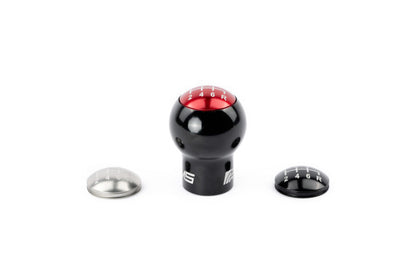 AMS Performance Subaru WRX/STI 6-Speed Billet Shift Knob (Incl. Red, Black, & Silver Caps)