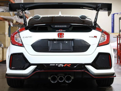 APR Performance Carbon Fiber License Plate Backing - 17-21 Civic Type R (FK8)