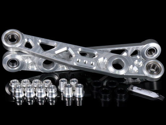 ASR V2 Billet Spherical Rear Lower Control Arms - 88-95 Civic / 90-01 Integra Raw or Black