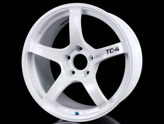 Advan Racing TC4 Wheels - White / 18x9.5 / 5x120 / +38 (4)