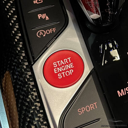 BMW G Series Engine Start Stop Button Red, Blue, Black