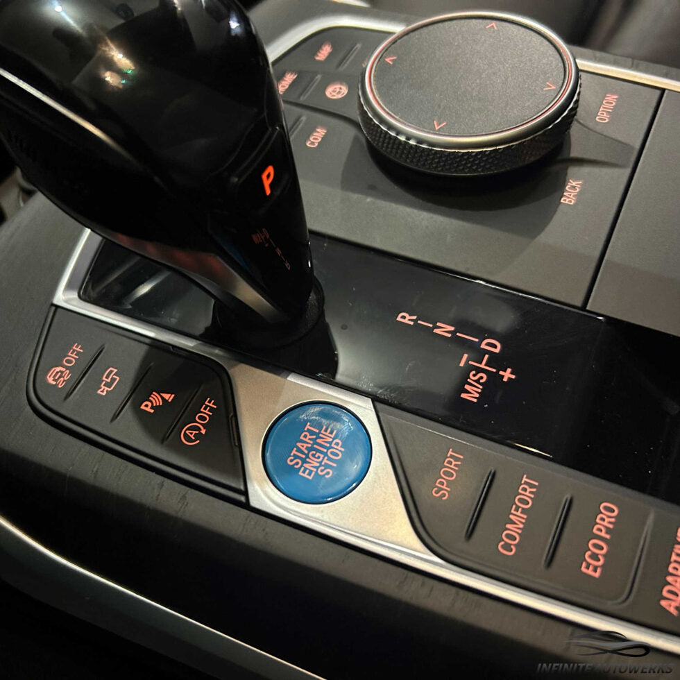 BMW G Series Engine Start Stop Button Red, Blue, Black