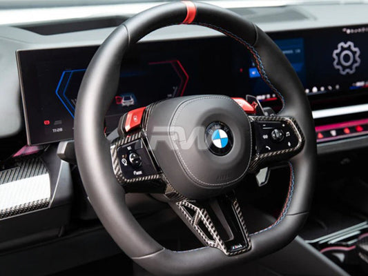 RW Carbon BMW G60 G61 G90 G99 CF Steering Wheel Trim bmwg60055