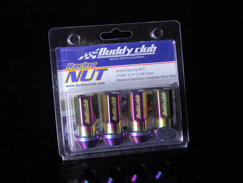 Buddy Club Inconel 625 P-1 Racing Lug Nuts (4)