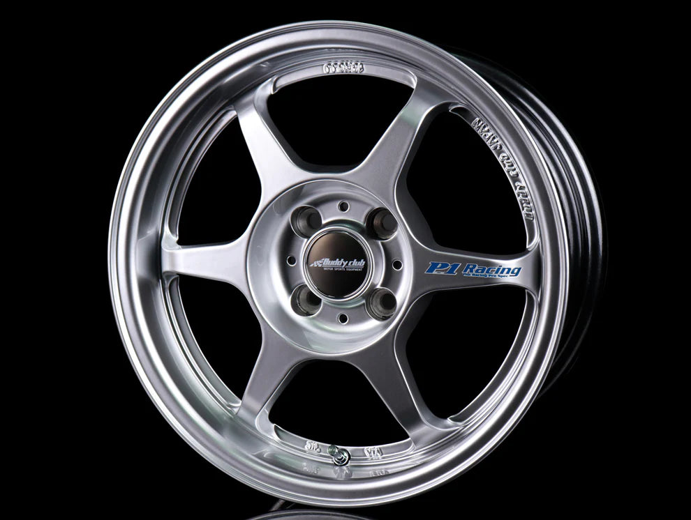 Buddy Club SF Wheels - Bright Silver 15x8 / 4x100 / +32 (4)
