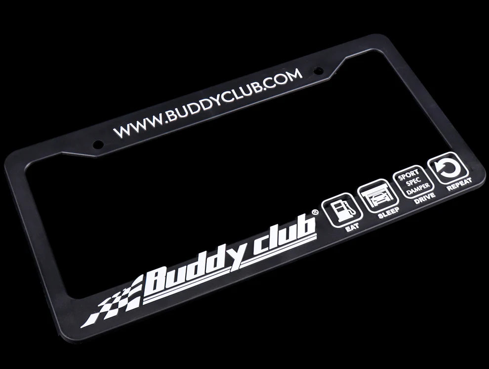 Buddy Club Sport Spec License Plate Frame Red or White