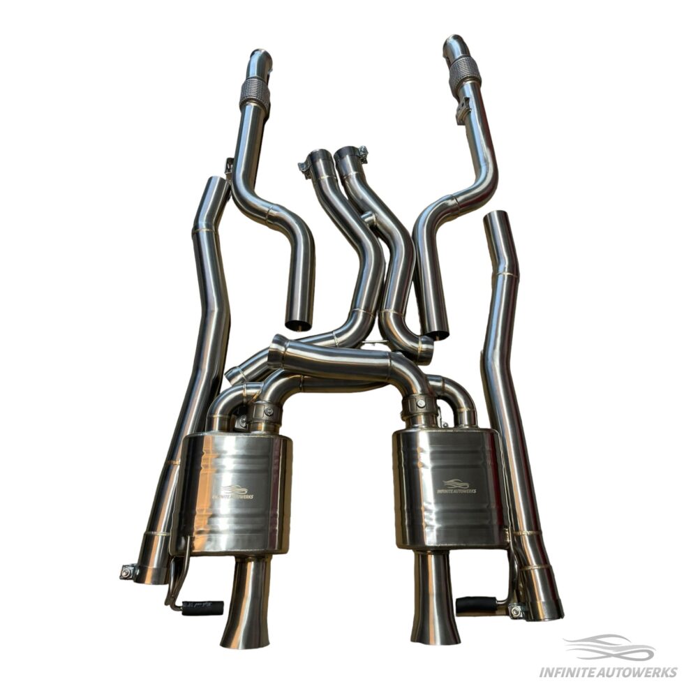 IAW Valved Exhaust System Mercedes C400/C450/C43 W205