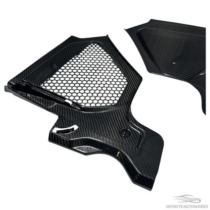 IAW Carbon – Cowl Panels / Battery Cover / Engine Trim – Gloss Dry Carbon – BMW 2 Series M2 (G87)/M240 (G42) /230 (G42) – S58/B58/B48