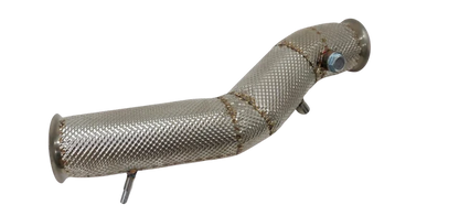 Lamborghini Gallardo Straight Test Pipes with Heat Shields TIG-Welded Bolt-On Design – Fits Base, SE, Spyder & Superleggera (2004–2008) 2-Piece Set