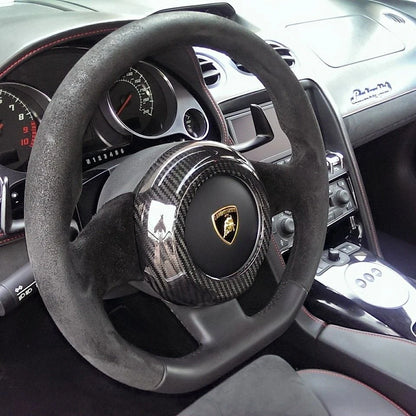 Lamborghini Gallardo 04-14 Carbon Fiber Steering Wheel Center Cover