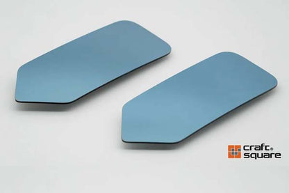 Craft Square Touring Competition Side Mirror Set, TCA-F, Blue Anti-Glare (Dry Carbon Fiber) for Nissan Silvia (S15) 1999-2002