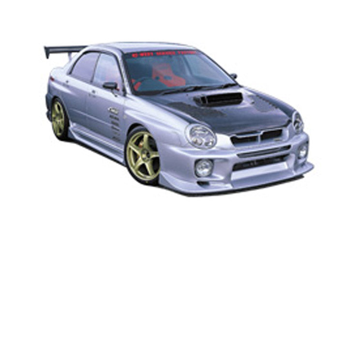 C-West 3P Aero Set with Rear Bumper (PFRP) for Subaru Impreza WRX/STi (GDA) 2002-2003