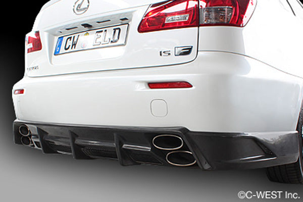 C-West Type-2 (Carbon) 3P Aero Set for Lexus IS F (USE20) 2008-2014
