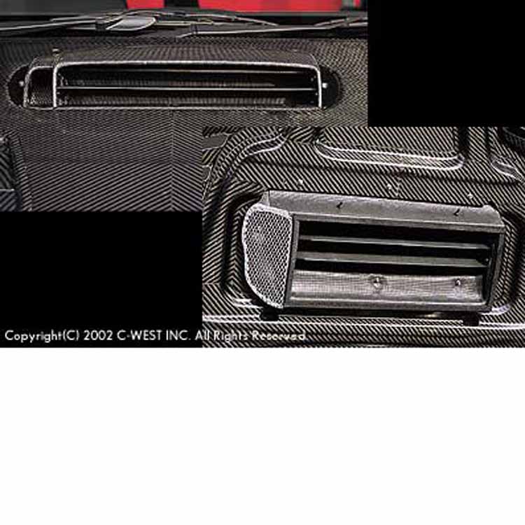 C-West Hood Air Intake for Subaru Impreza WRX/STi (GDA) 2002-2003