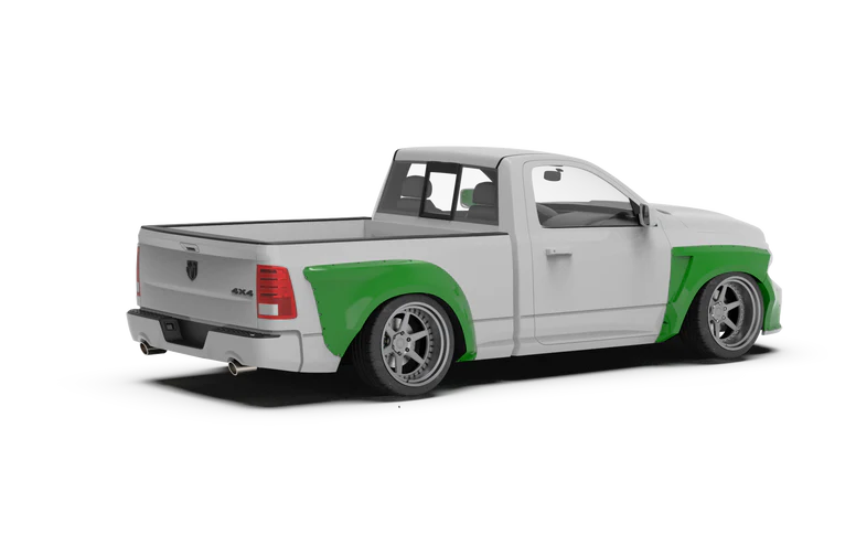 Clinched Ram 1500 Widebody Kit (4th Gen 2009-2018)