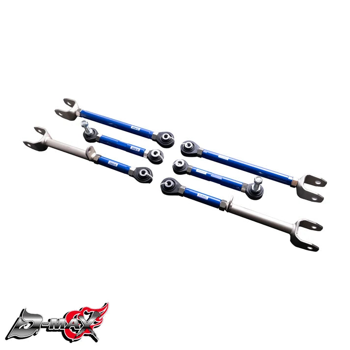 D-MAX D1SPEC Adjustable Rear Arm Set (3pcs.) To suit Toyota X90 and X100 series Chaser/Cresta/Mark II.