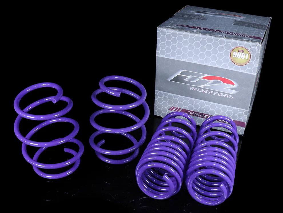 D2 Racing Lowering Springs - 2016-2021 Civic (Excl. Type R)