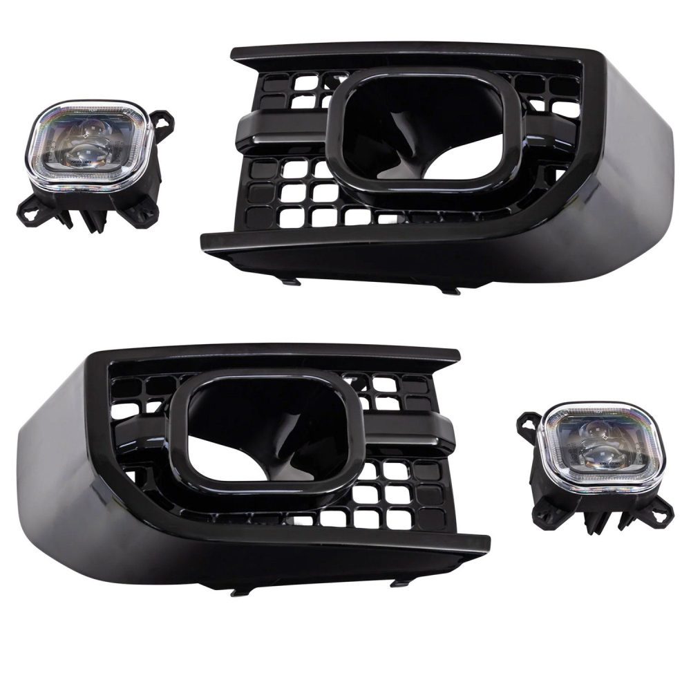 Urban Automotive Front Bumper Intakes w/ Powercube LED DRL’s for L663 Land Rover Defender