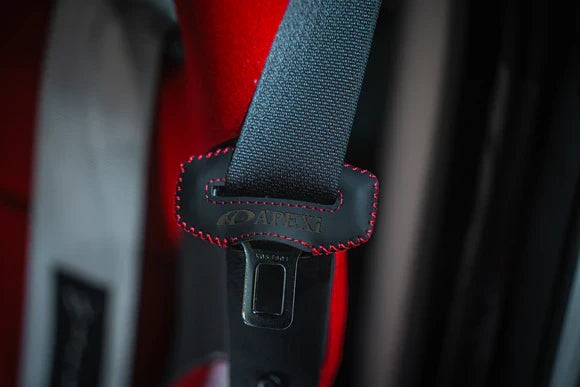 A'PEXi - Leather Seat Belt Clip Cover (Type 2) - Toyota / Lexus / Nissan / Infiniti
