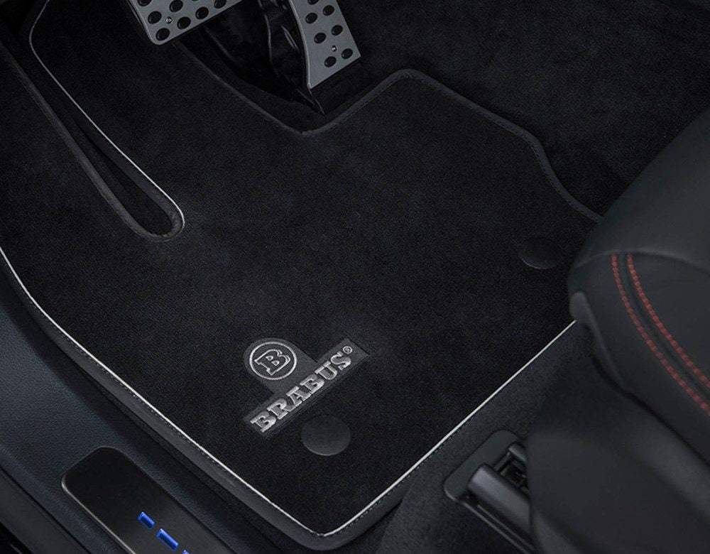 BRABUS Black Velour Floor Mats for W463A Mercedes-AMG G 63 / G 63 4×4²