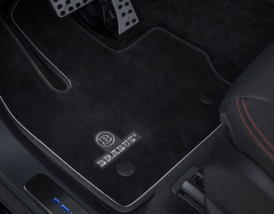 BRABUS Black Velour Floor Mats for W463A Mercedes-AMG G 63 / G 63 4×4²