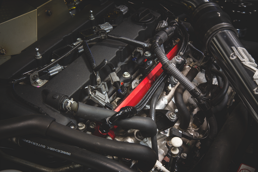 AMS Mitsubishi Lancer Evolution X Fuel Rail Kit Red or Black
