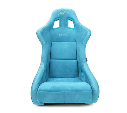 NRG FRP Bucket Seat (Medium) Prisma-Chromatic Dark Teal Vegan Suede w/ Chameleon Back (1) Each
