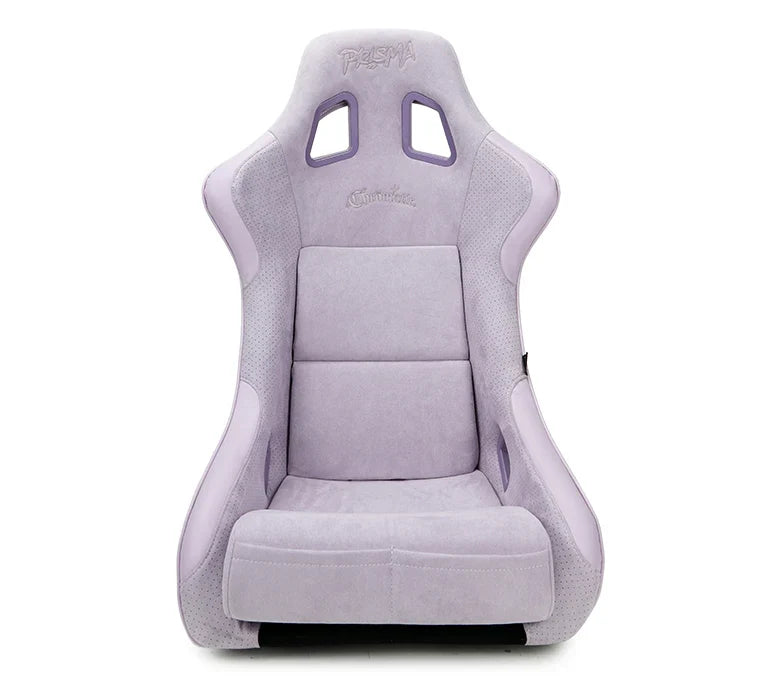 NRG FRP Bucket Seat (Medium) Prisma-Chromatic Lilac Vegan Suede w/ Chameleon Back (1) Each