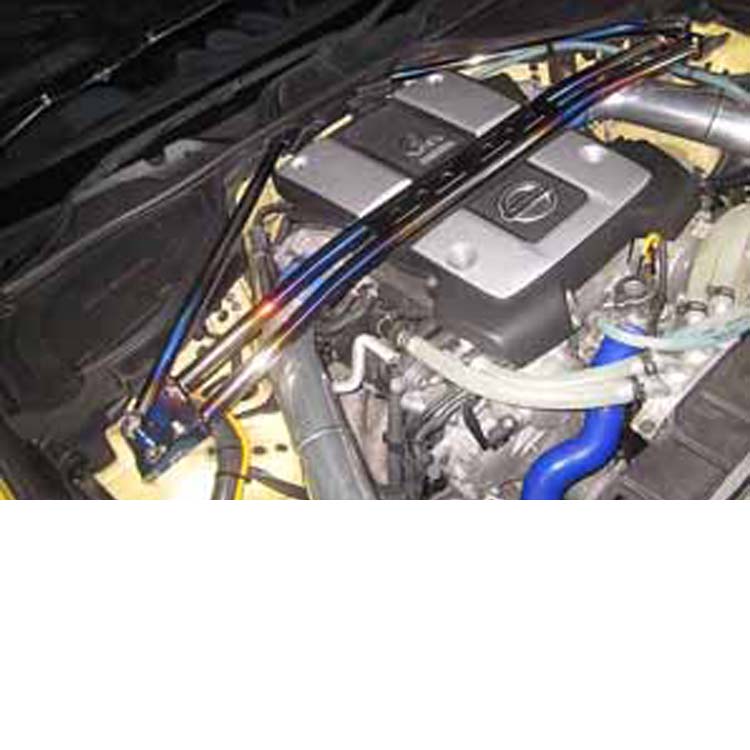 Fujimura Auto Strut Tower Bar (Titanium) for Nissan 370Z (Z34) 2009-2012