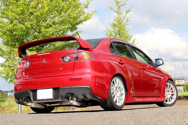 GP Sports EXAS EVO Tune Exhaust System for Mitsubishi Evolution X (CZ4A) 2008-2016