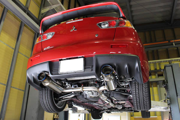 GP Sports EXAS EVO Tune Exhaust System for Mitsubishi Evolution X (CZ4A) 2008-2016
