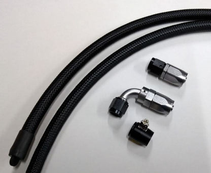 HKS Differential Oil Cooler Kit (Black & Silver Fittings) - Nissan GT-R R35 08-19