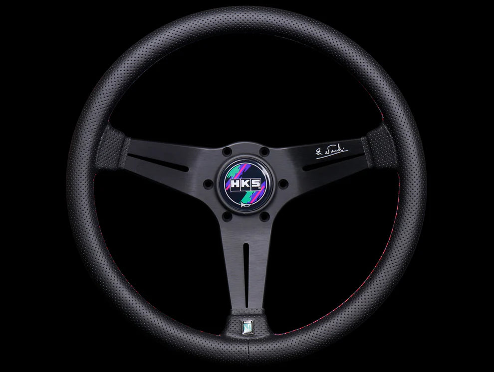 HKS x Nardi Deep Corn 340mm Steering Wheel