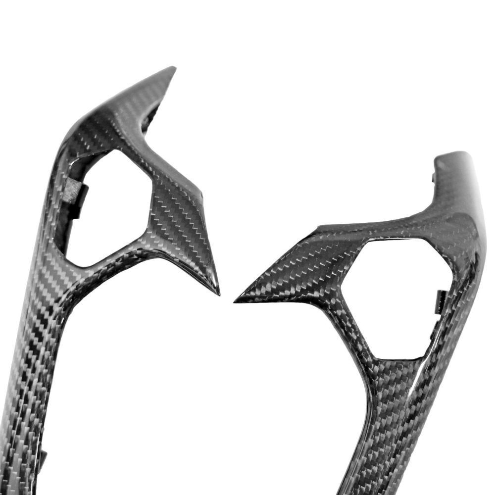 Exotic Car Gear Carbon Inner Door Handle Replacements for LP580-2 / LP610-x / LP640-x Lamborghini Huracan, Evo, STO and Tecnica
