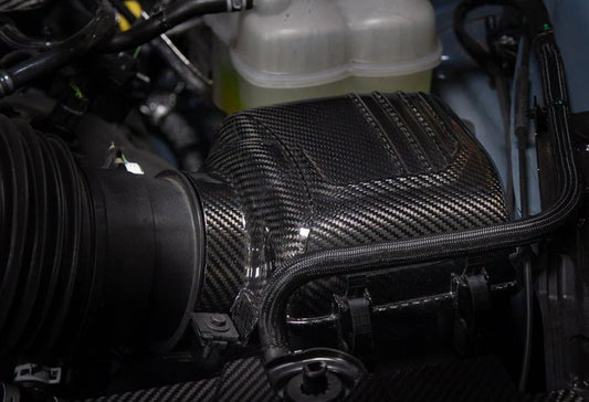 APR Performance Carbon Engine Intake Covers for S650 Ford Mustang GT / Dark Horse [CBE-MUGINTAKE]