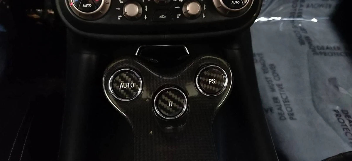 Ferrari F1 Gear button covers available in carbon fiber Black , Red, Tri color