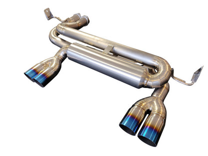 BMW E46 M3 Titanium Rear Section Exhaust System (2001–2006) – Quad 76mm Tips | Race Version