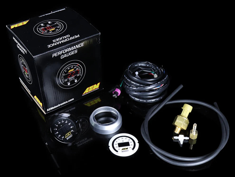 AEM Boost Digital Display Gauge -30-35ps